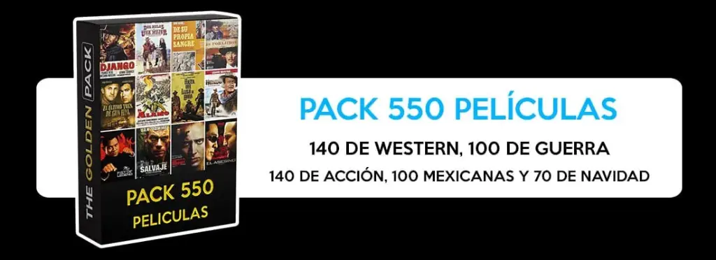 Pack 550 Películas Retro