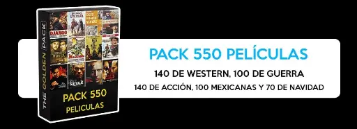 Pack 550 Películas Retro